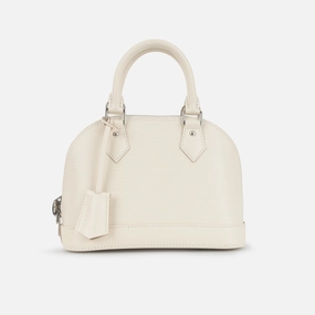 Louis Vuitton - Alma BB - Quartz White Epi Leather SHW - 2022 - Unused