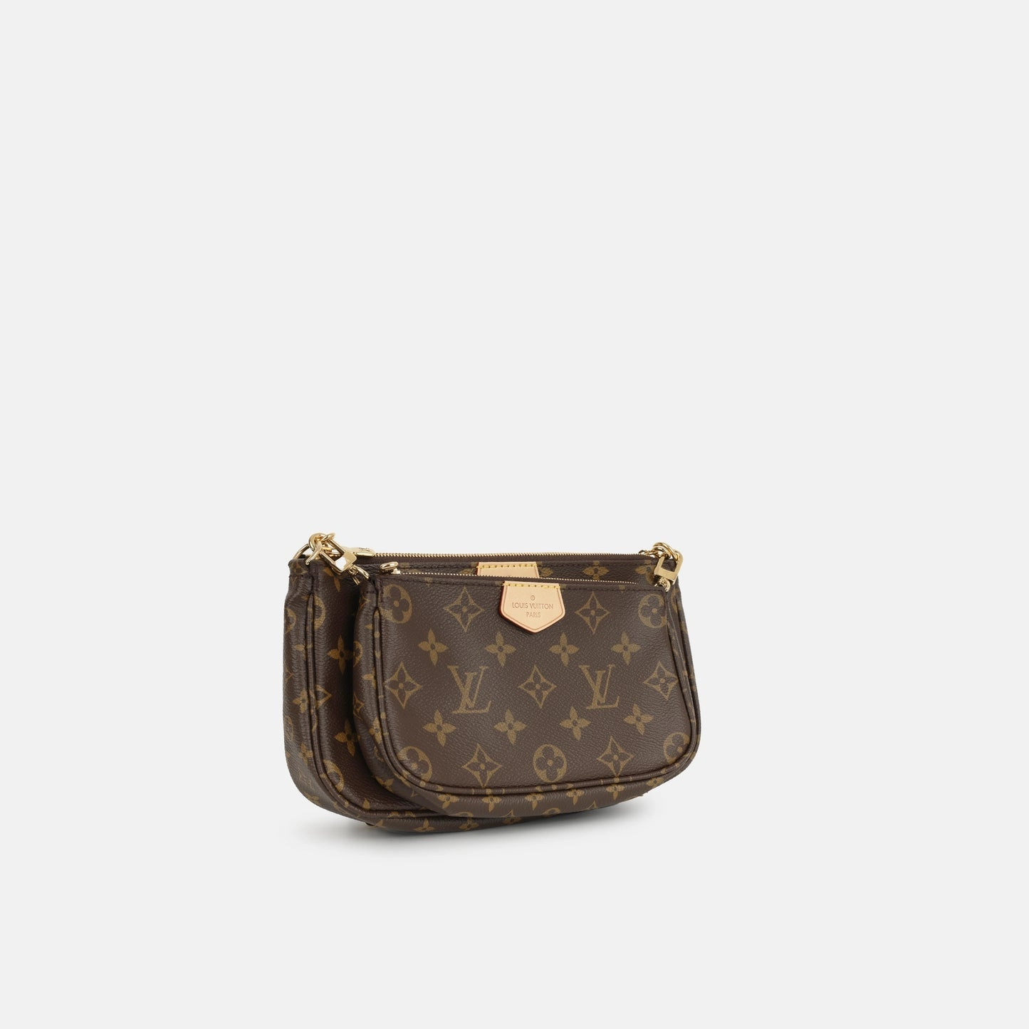 Louis Vuitton - Multi Pochette Accessoires GHW - Khaki Strap - Pre-Loved