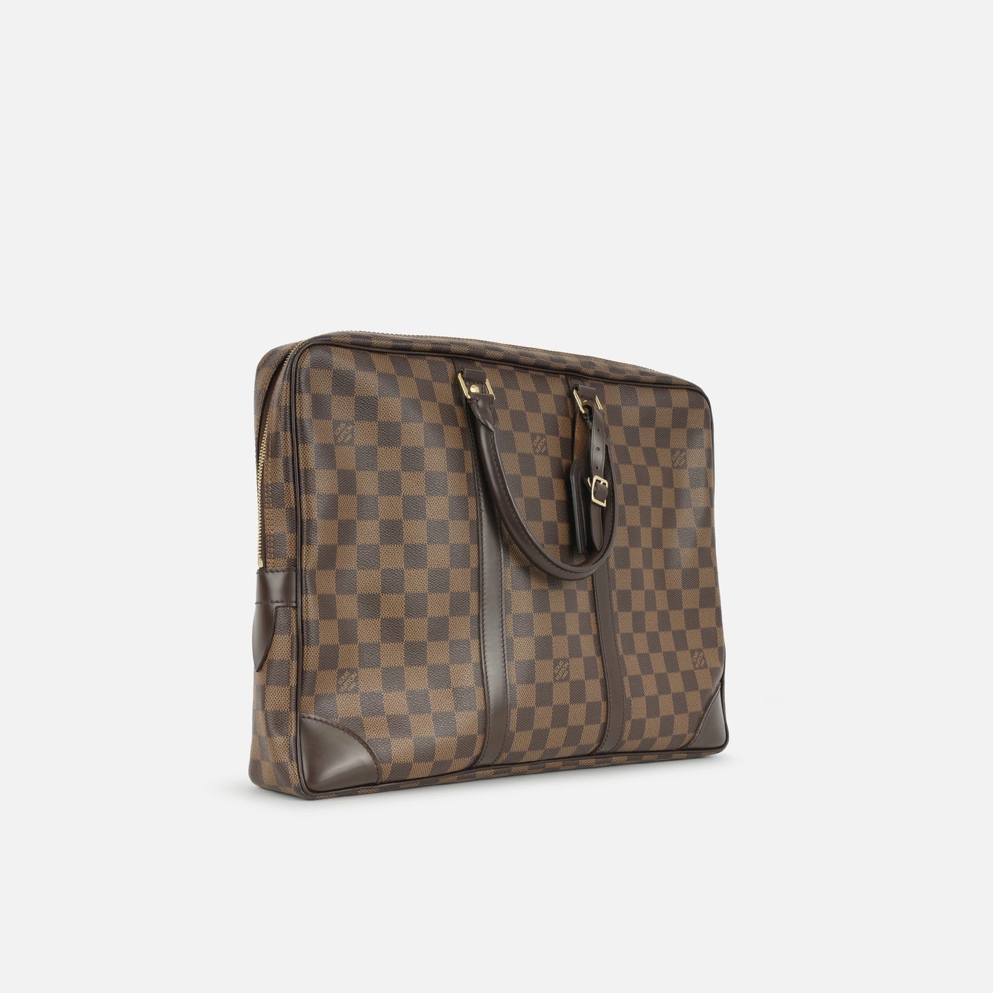 Louis Vuitton - Porte Documents - Damier Ebene GHW - Pre-Loved
