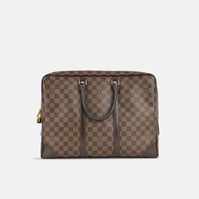 Louis Vuitton - Porte Documents - Damier Ebene GHW - Pre-Loved