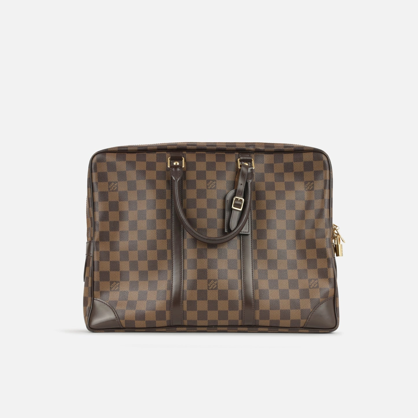 Louis Vuitton - Porte Documents - Damier Ebene GHW - Pre-Loved