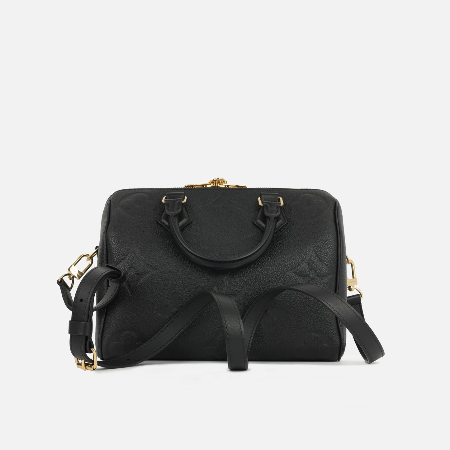 Louis Vuitton - Speedy 25 Bandouliere - Black Empreinte GHW - Unused