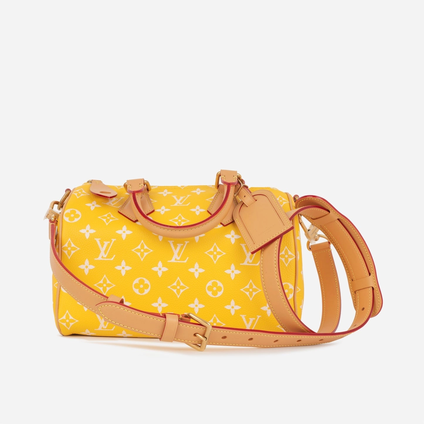 Louis Vuitton - Speedy P9 Bandoulire 25 - Yellow Monogram Taurillon GHW - Brand New