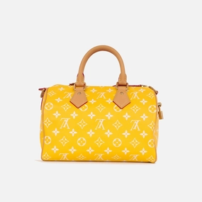 Louis Vuitton - Speedy P9 Bandoulire 25 - Yellow Monogram Taurillon GHW - Brand New
