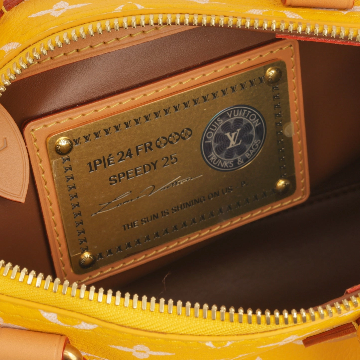 Louis Vuitton - Speedy P9 Bandoulire 25 - Yellow Monogram Taurillon GHW - Brand New