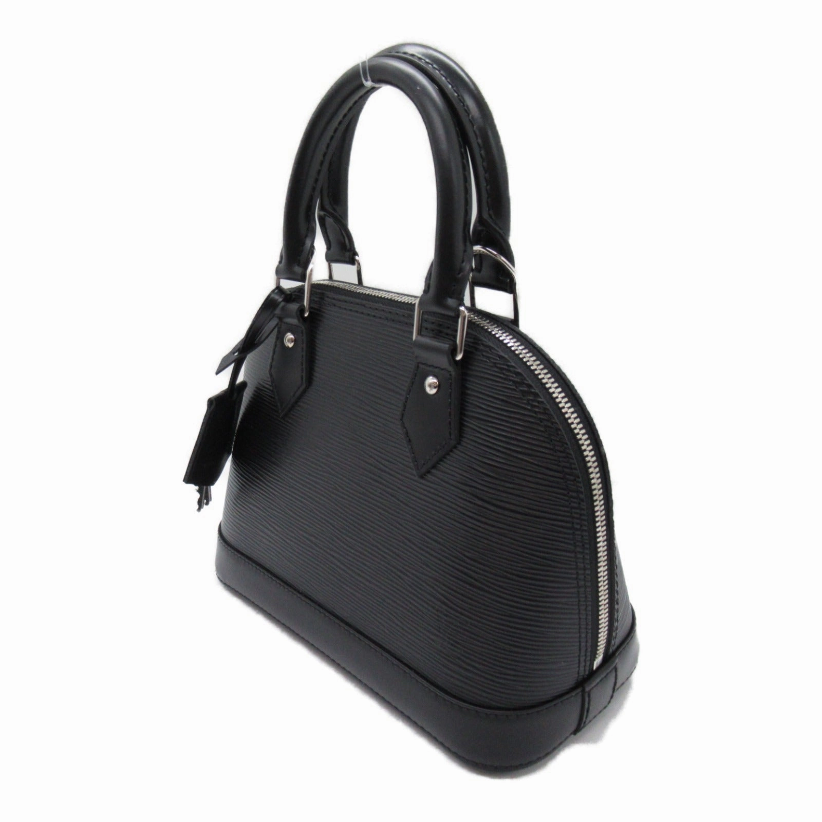 Louis Vuitton Alma BB Jacquard Strap Shoulder Bag  (wood) Epi  Black M59217