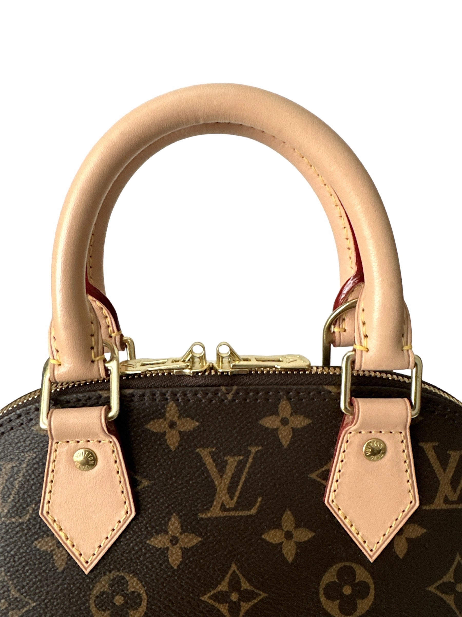 Louis Vuitton Alma BB Monogram Canvas Handbag/ Crossbody Bag