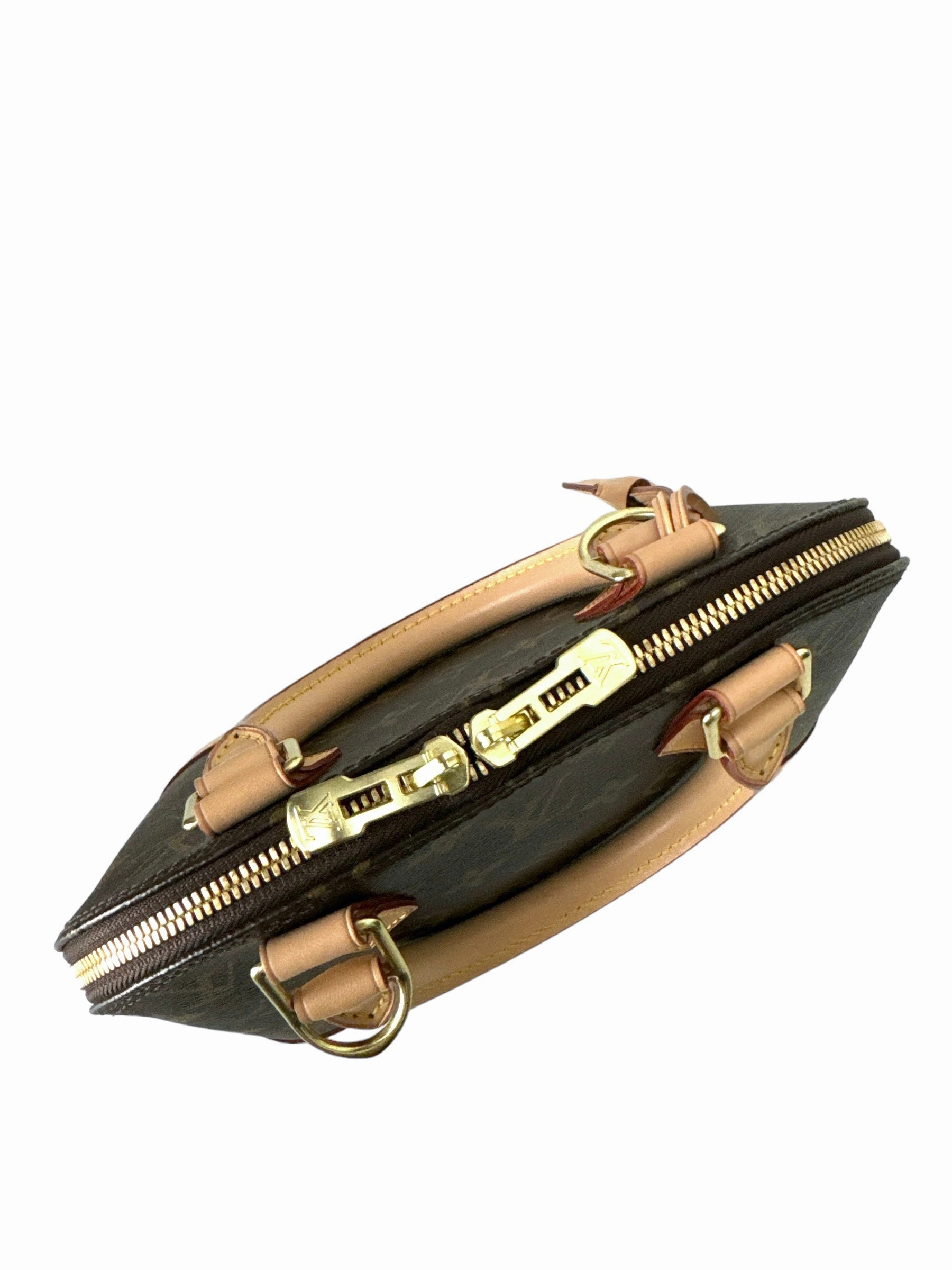 Louis Vuitton Alma BB Monogram Canvas Handbag/ Crossbody Bag