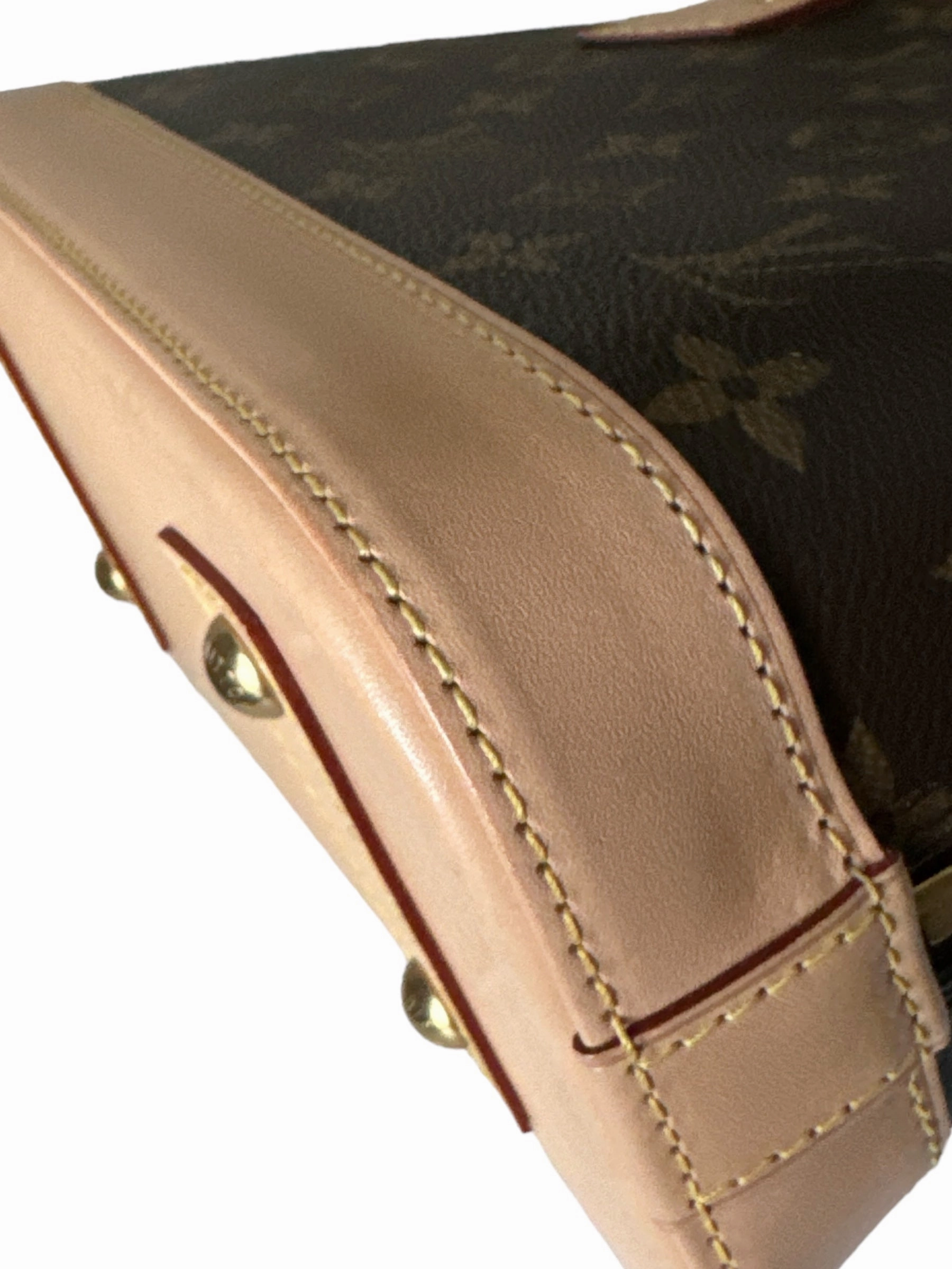Louis Vuitton Alma BB Monogram Canvas Handbag/ Crossbody Bag