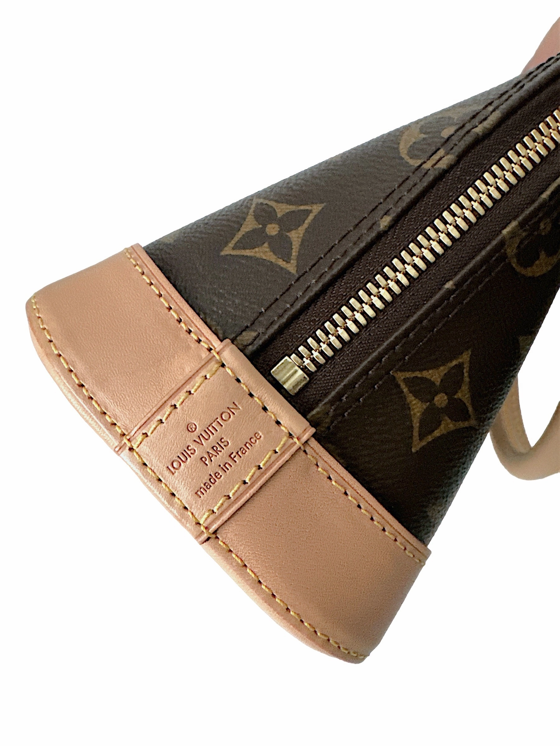 Louis Vuitton Alma BB Monogram Canvas Handbag/ Crossbody Bag
