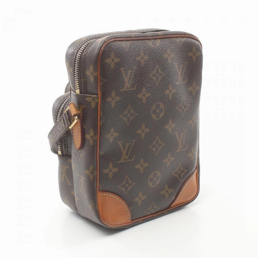 Louis Vuitton Amazon Monogram Brown PVC Leather Shoulder Bag
