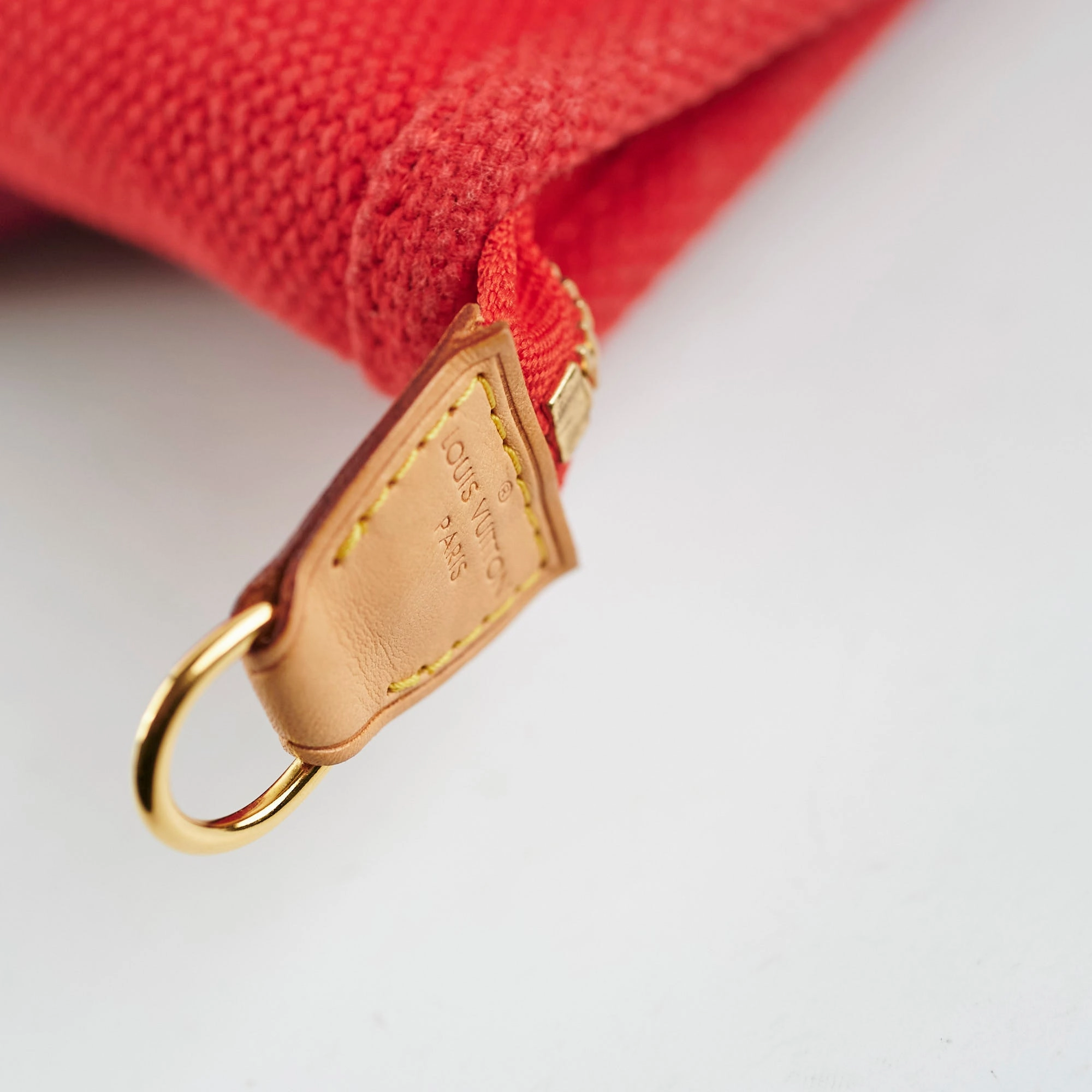 Louis Vuitton Antigua MM Cabas Red Tote