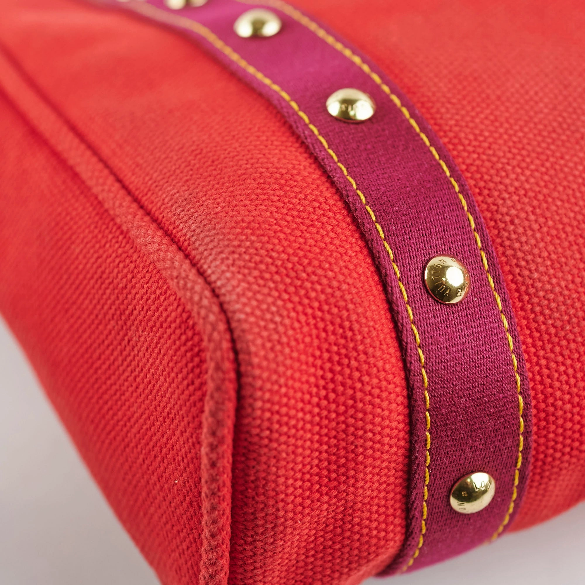 Louis Vuitton Antigua MM Cabas Red Tote