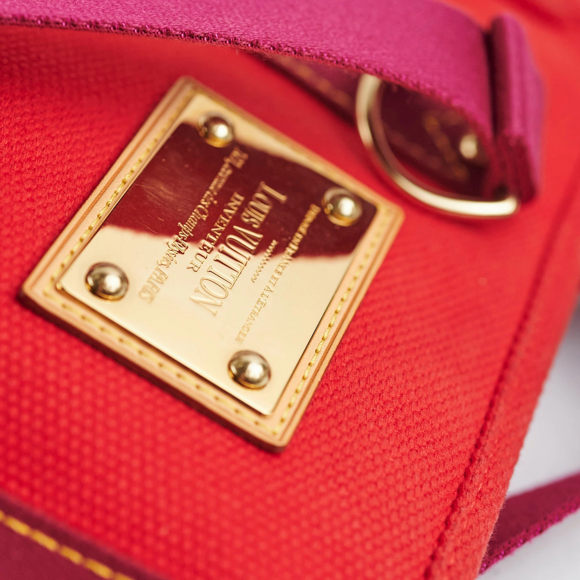 Louis Vuitton Antigua MM Cabas Red Tote