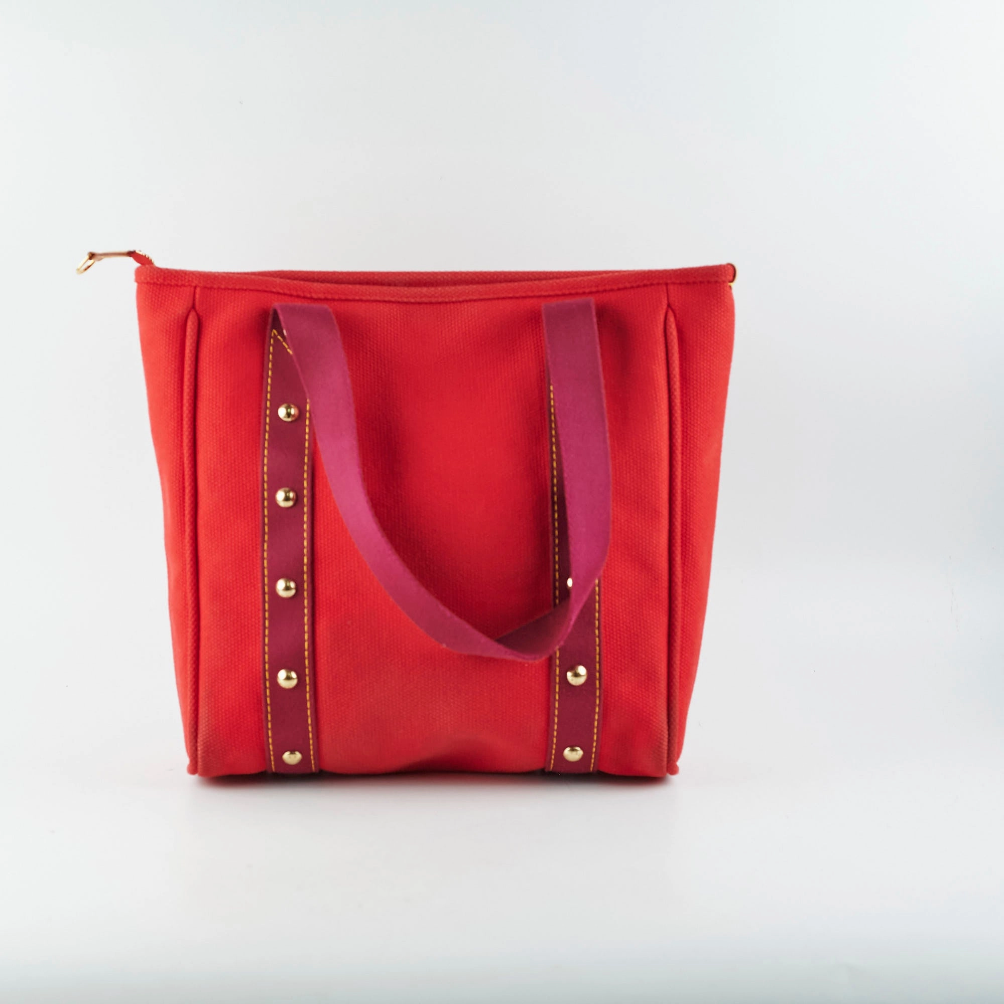 Louis Vuitton Antigua MM Cabas Red Tote