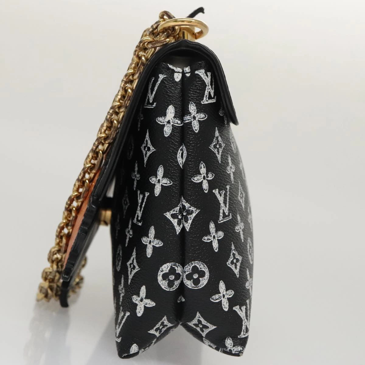 Louis Vuitton Black Canvas Shoulder Bag