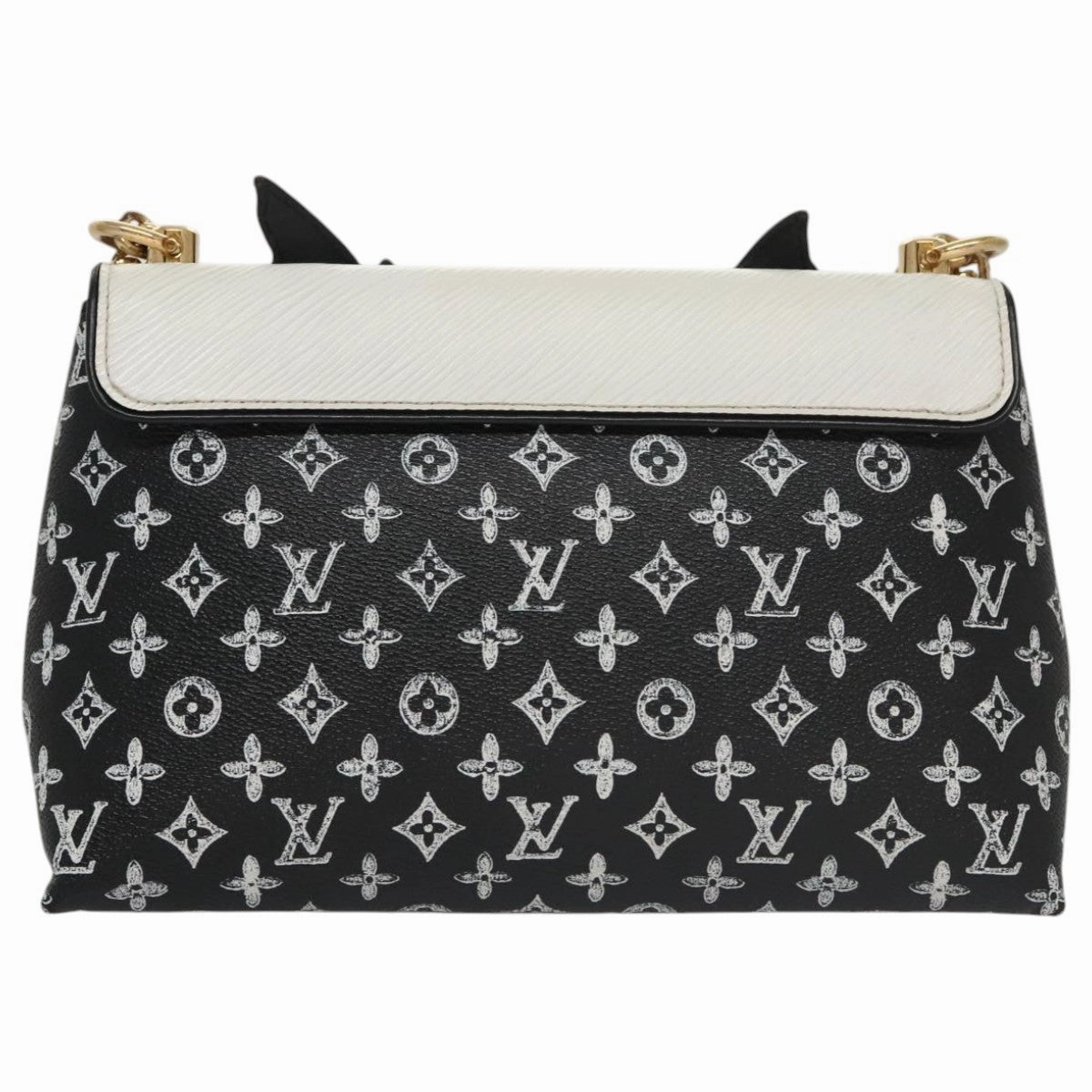 Louis Vuitton Black Canvas Shoulder Bag