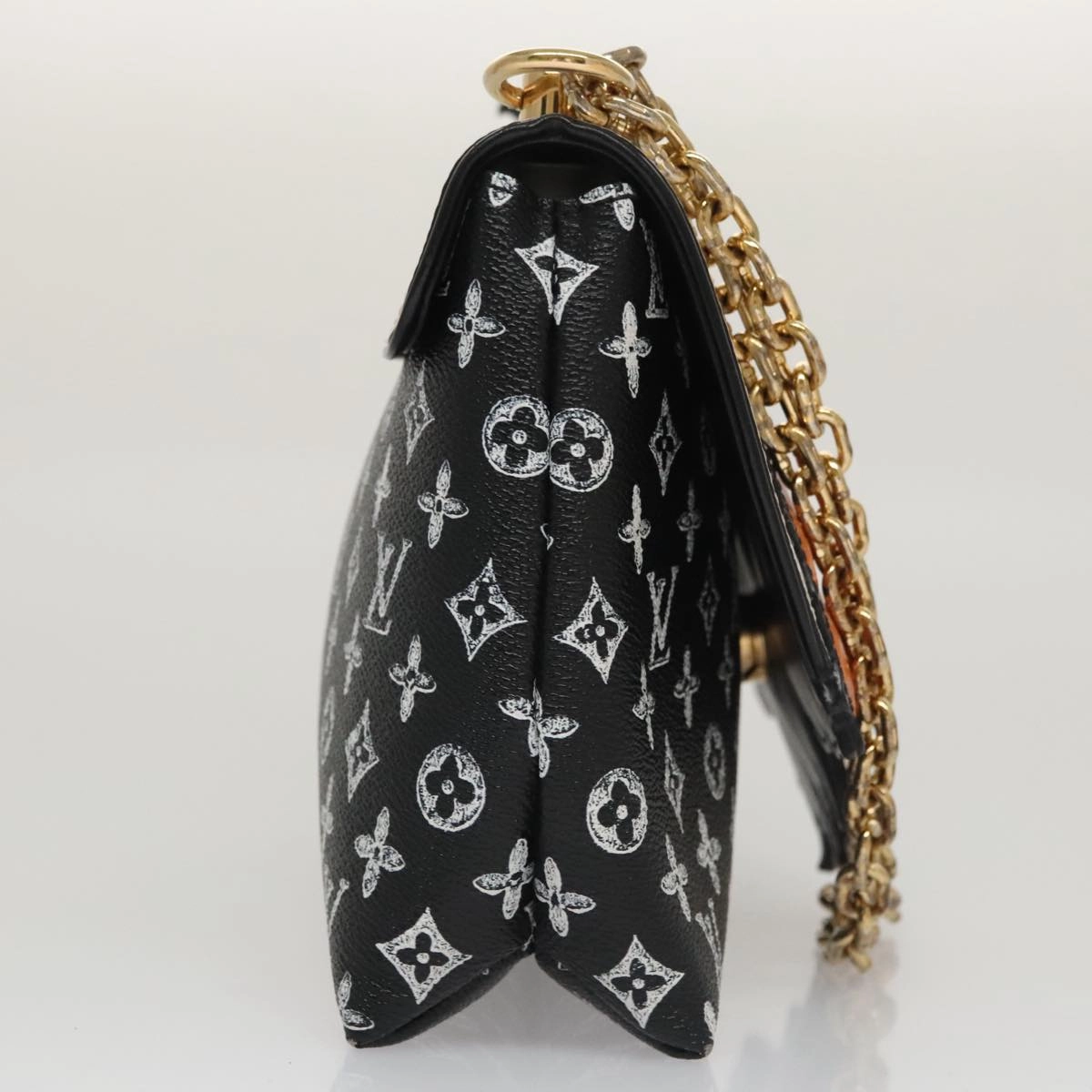 Louis Vuitton Black Canvas Shoulder Bag