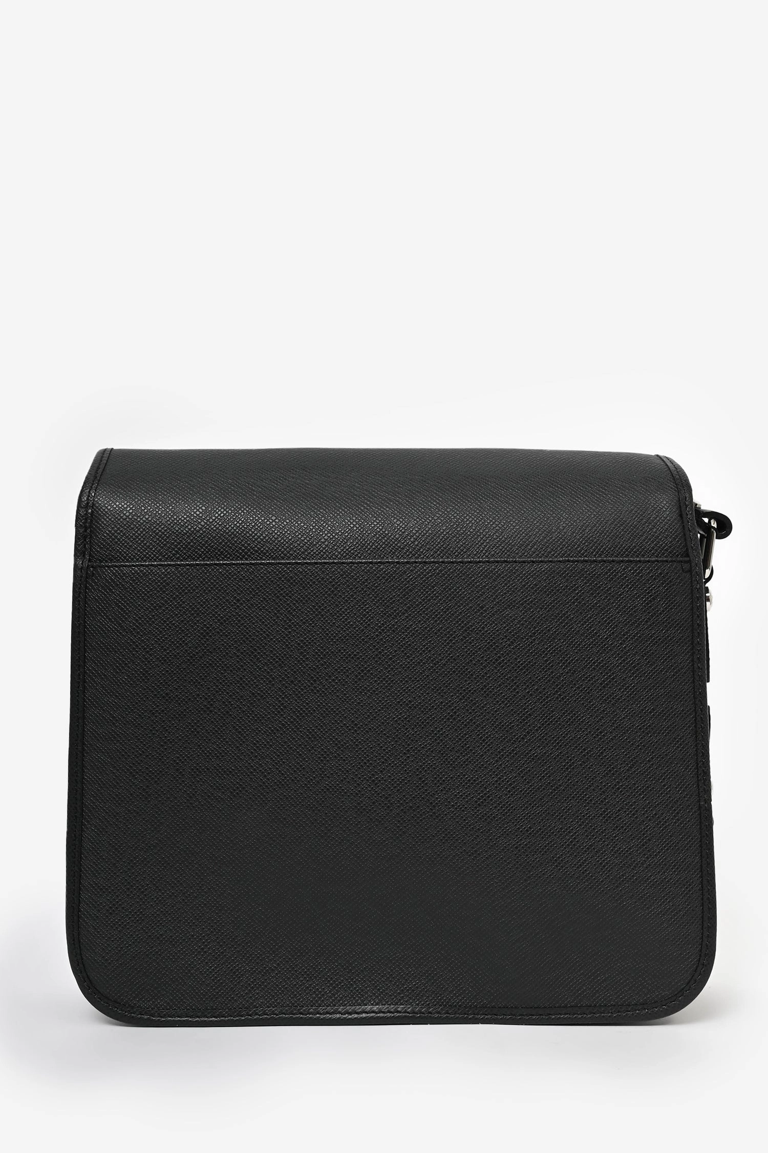 Louis Vuitton Black Leather 'Andrei Ardoise' Messenger Bag PM