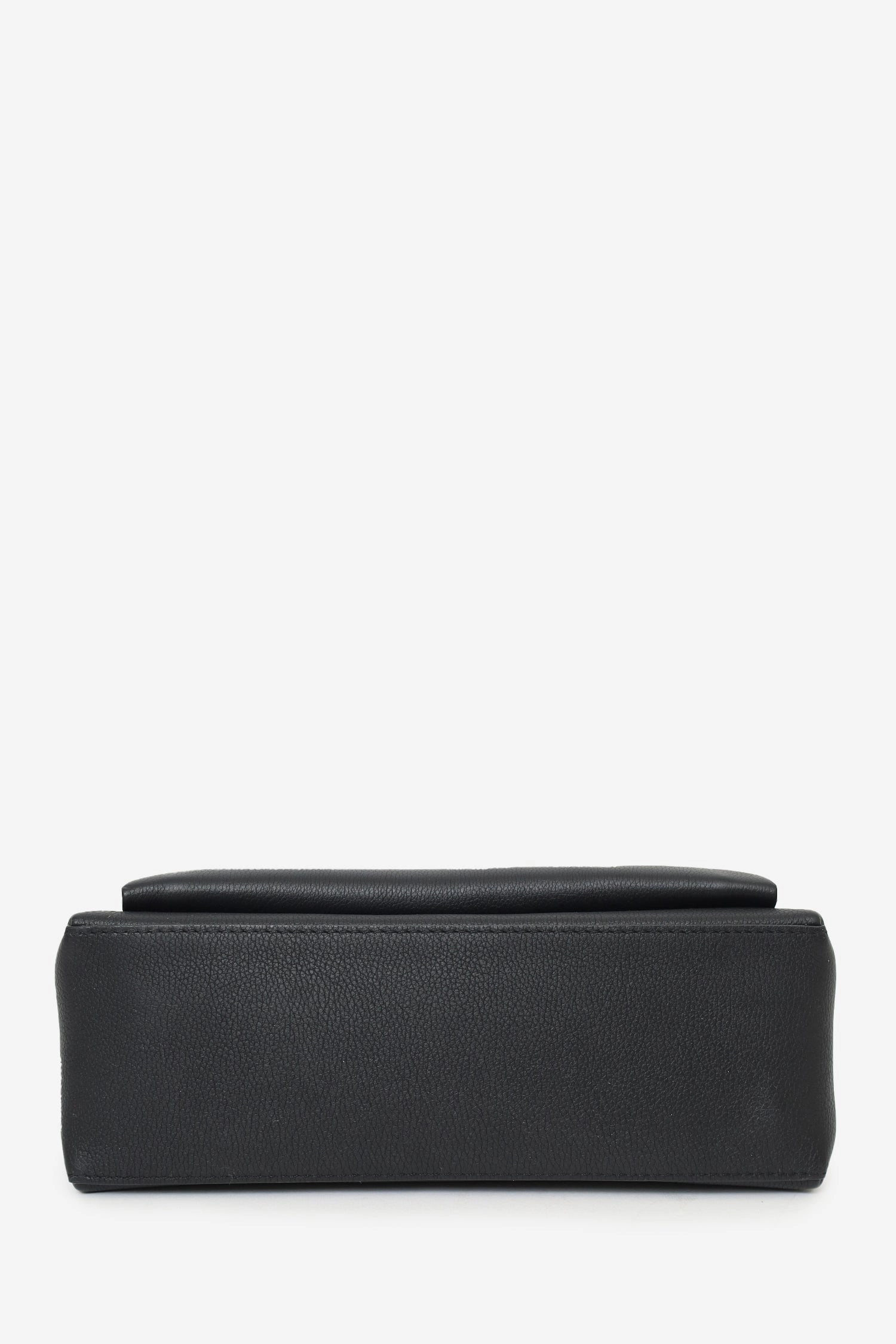 Louis Vuitton Black Leather LockMe Top Handle