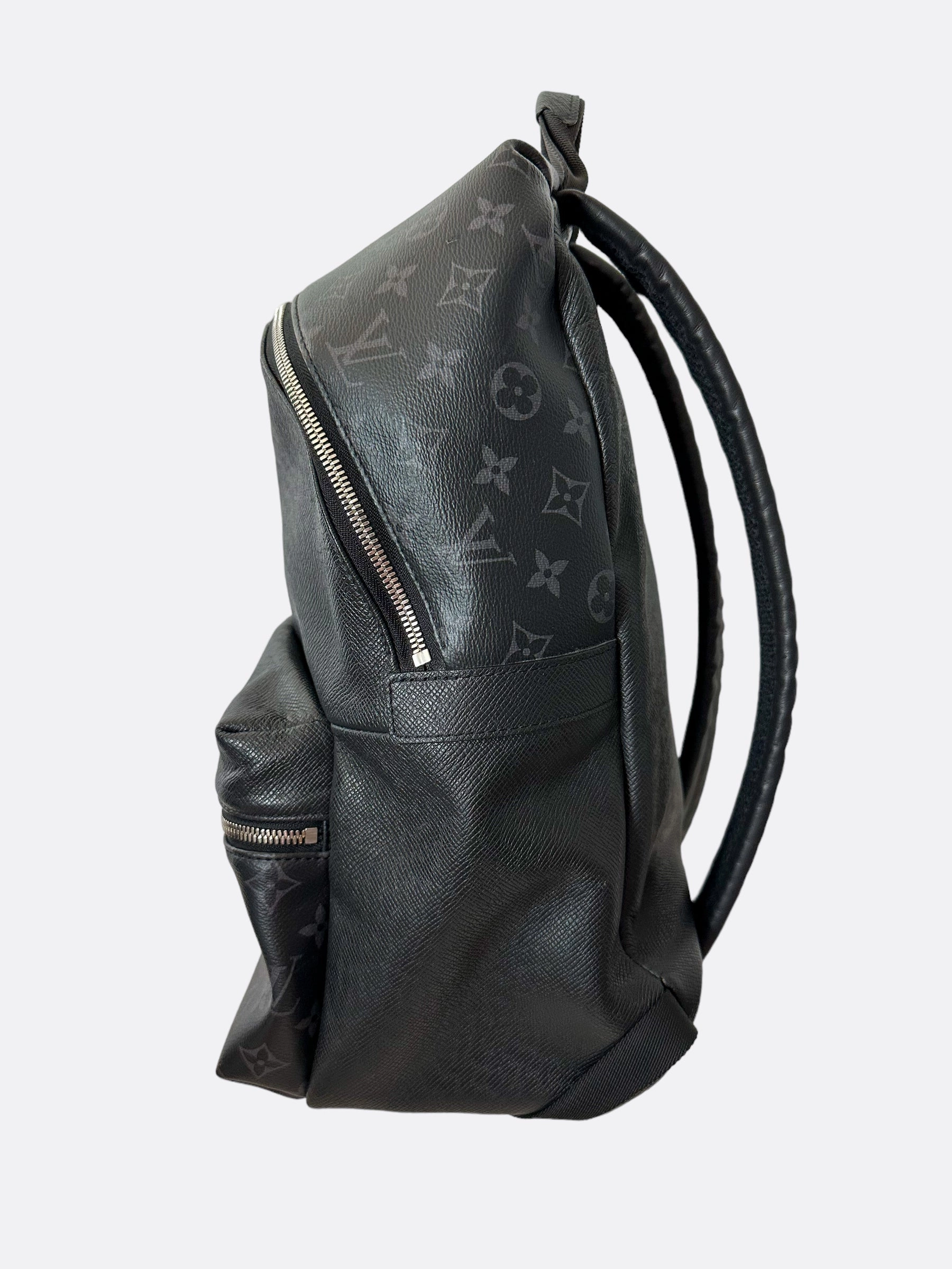 Louis Vuitton Black Leather Monogram Discovery Backpack