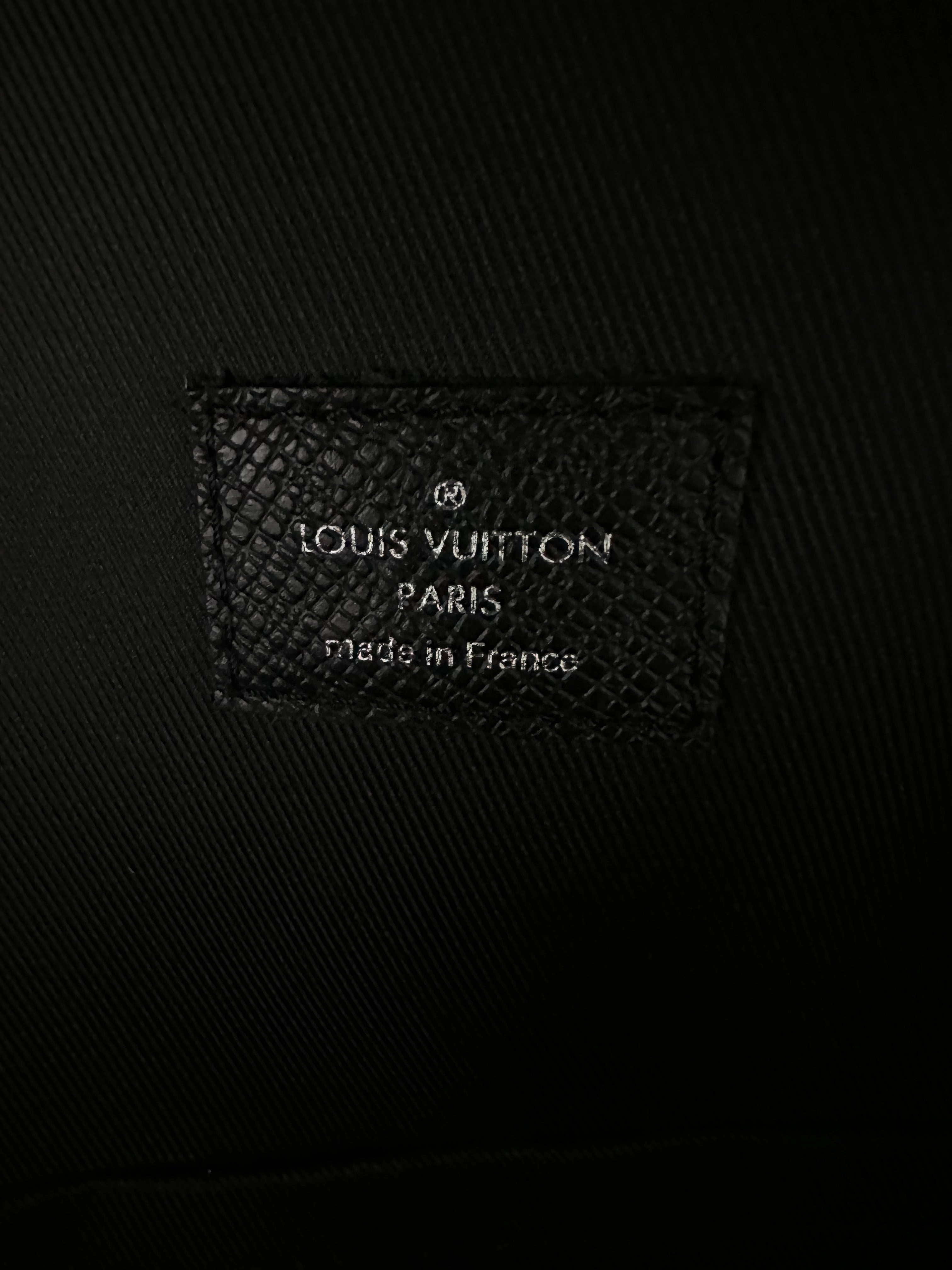 Louis Vuitton Black Leather Monogram Discovery Backpack