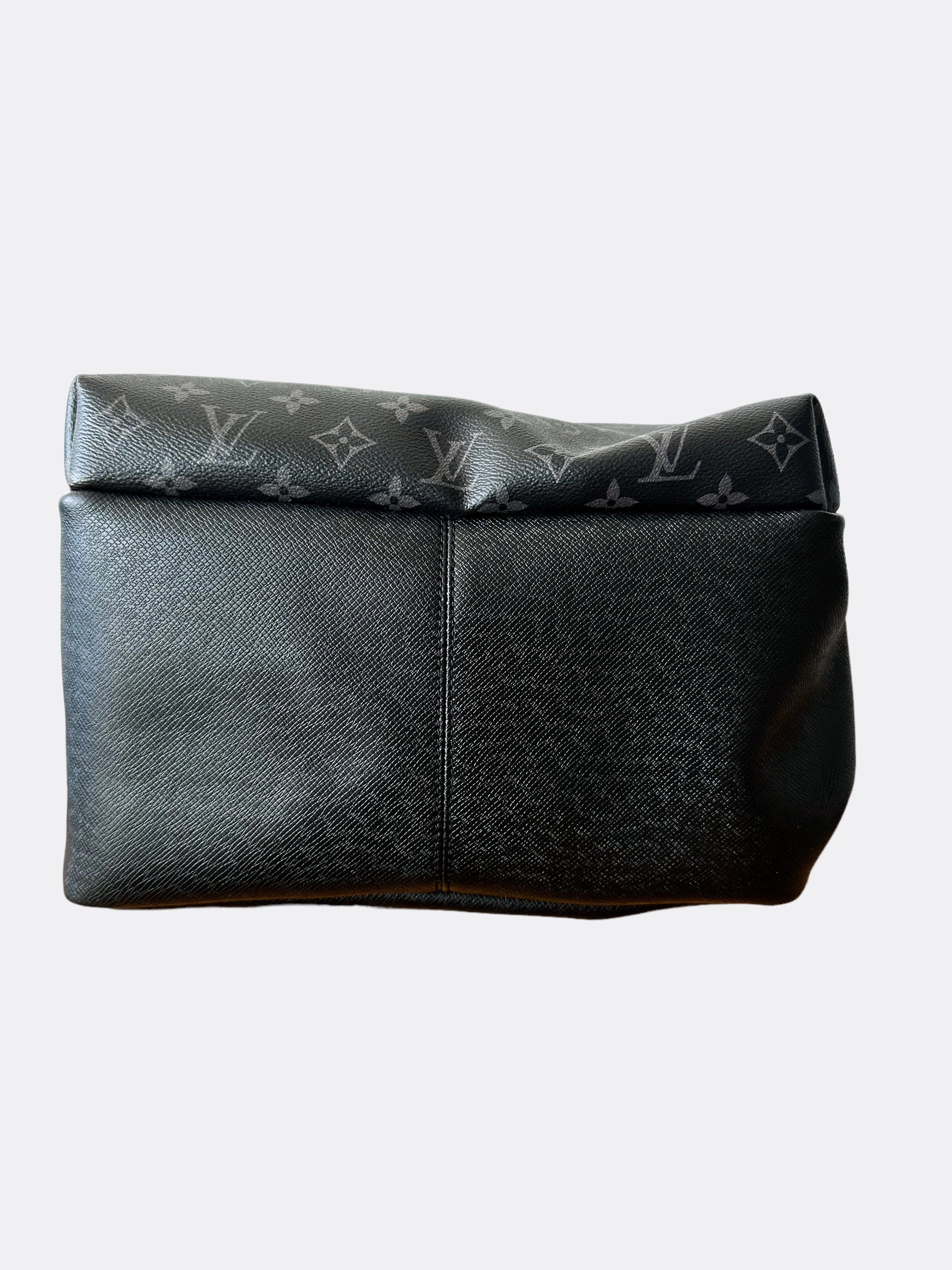 Louis Vuitton Black Leather Monogram Discovery Backpack