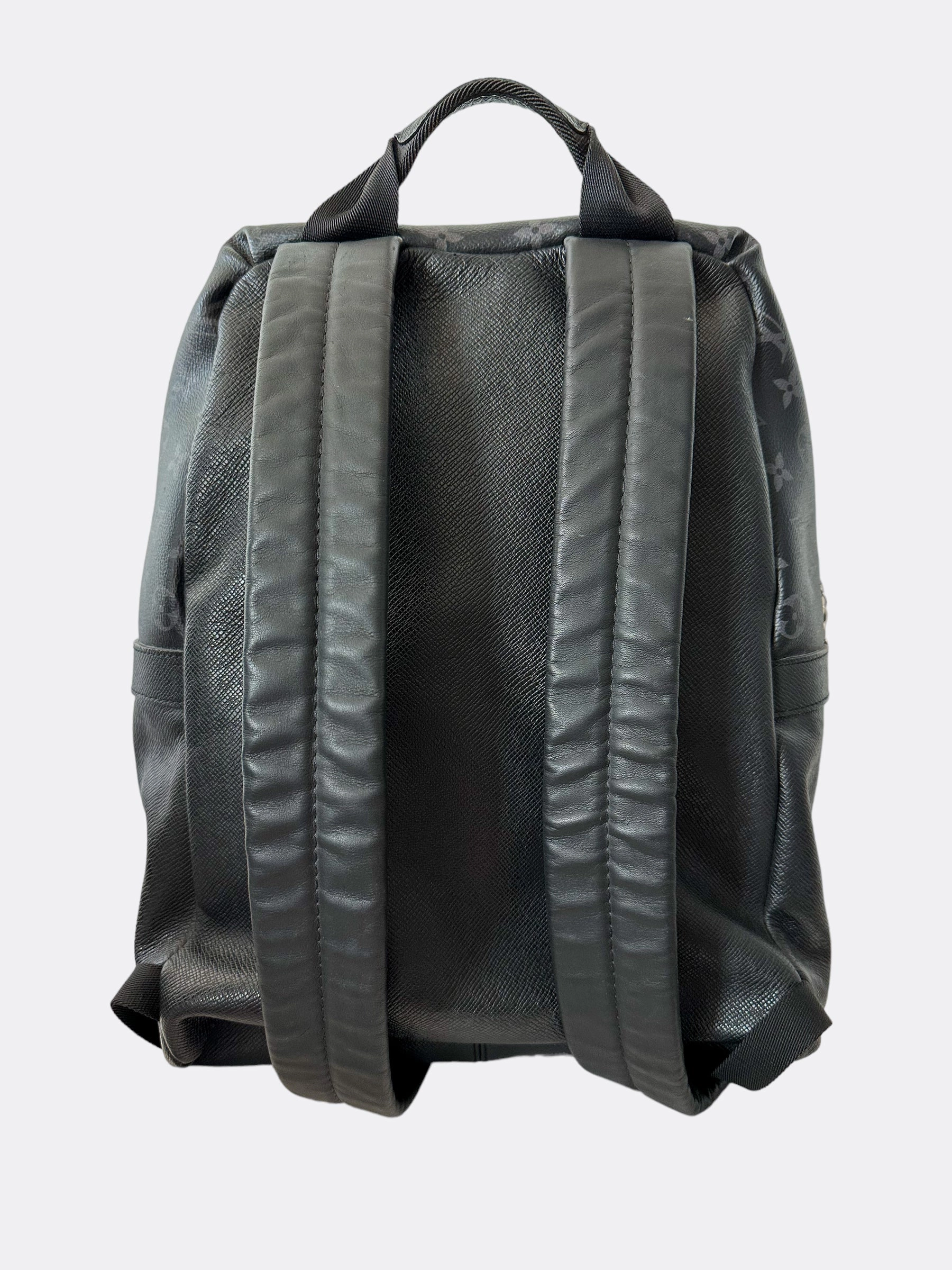 Louis Vuitton Black Leather Monogram Discovery Backpack