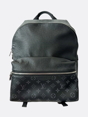 Louis Vuitton Black Leather Monogram Discovery Backpack