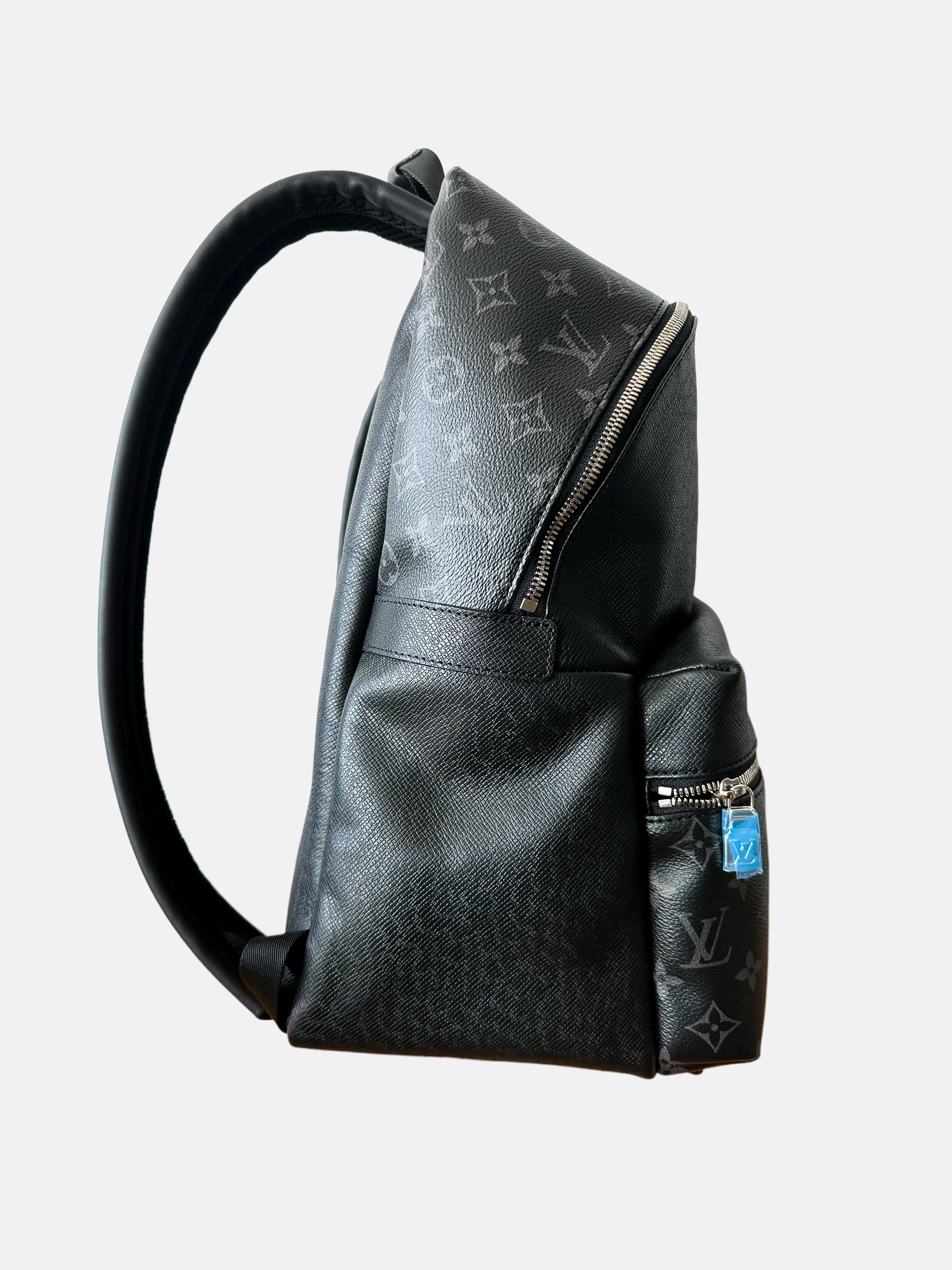 Louis Vuitton Black Leather Monogram Discovery Backpack