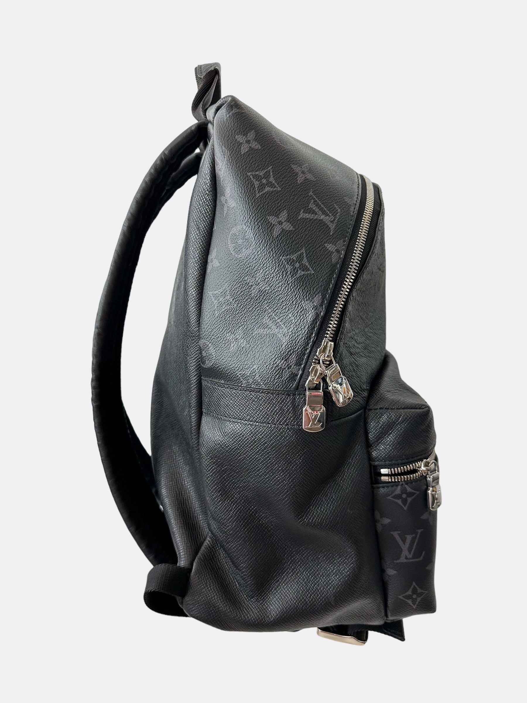Louis Vuitton Black Leather Monogram Discovery Backpack