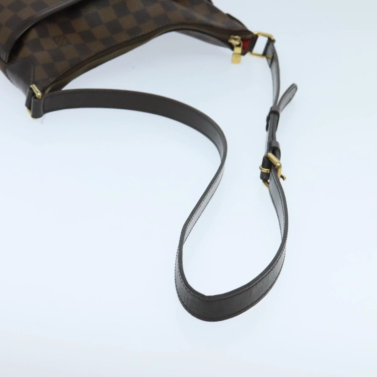 Louis Vuitton Bloomsbury Burgundy Canvas Shoulder Bag