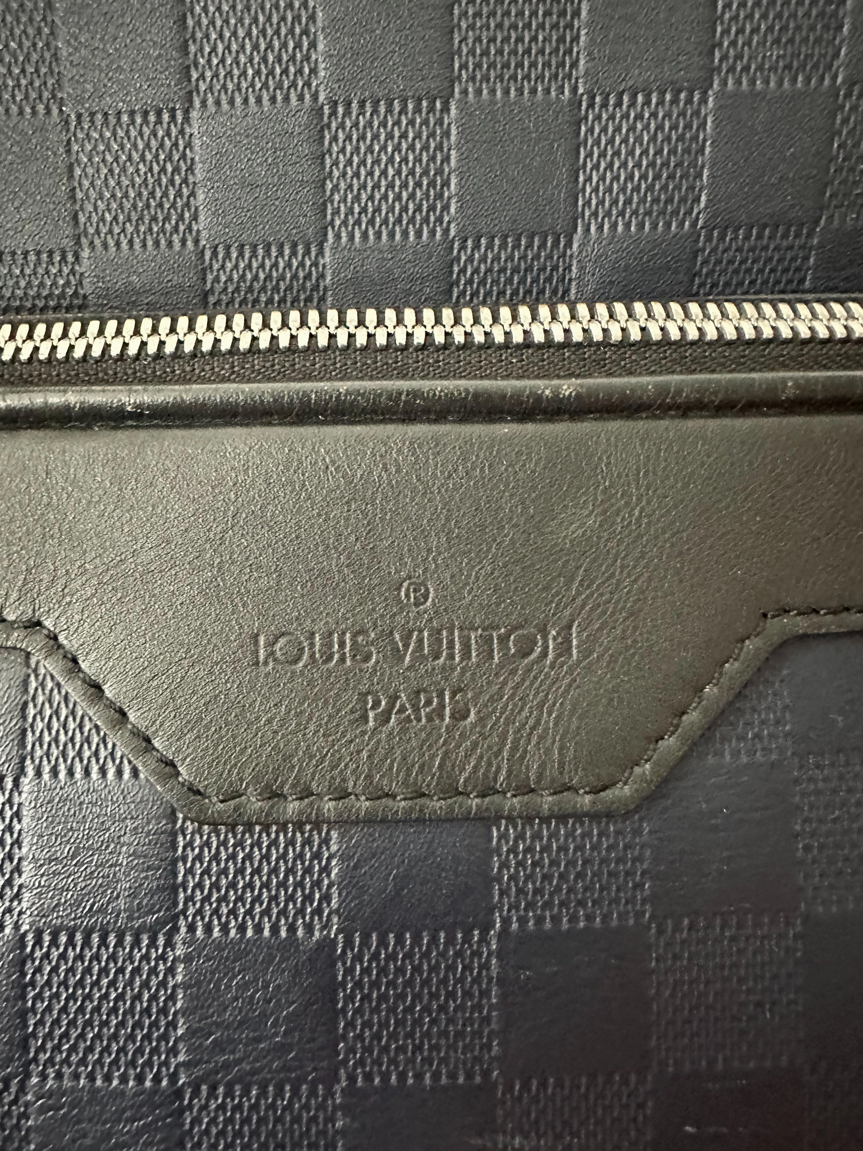 Louis Vuitton Blue Damier Infini Campus Backpack