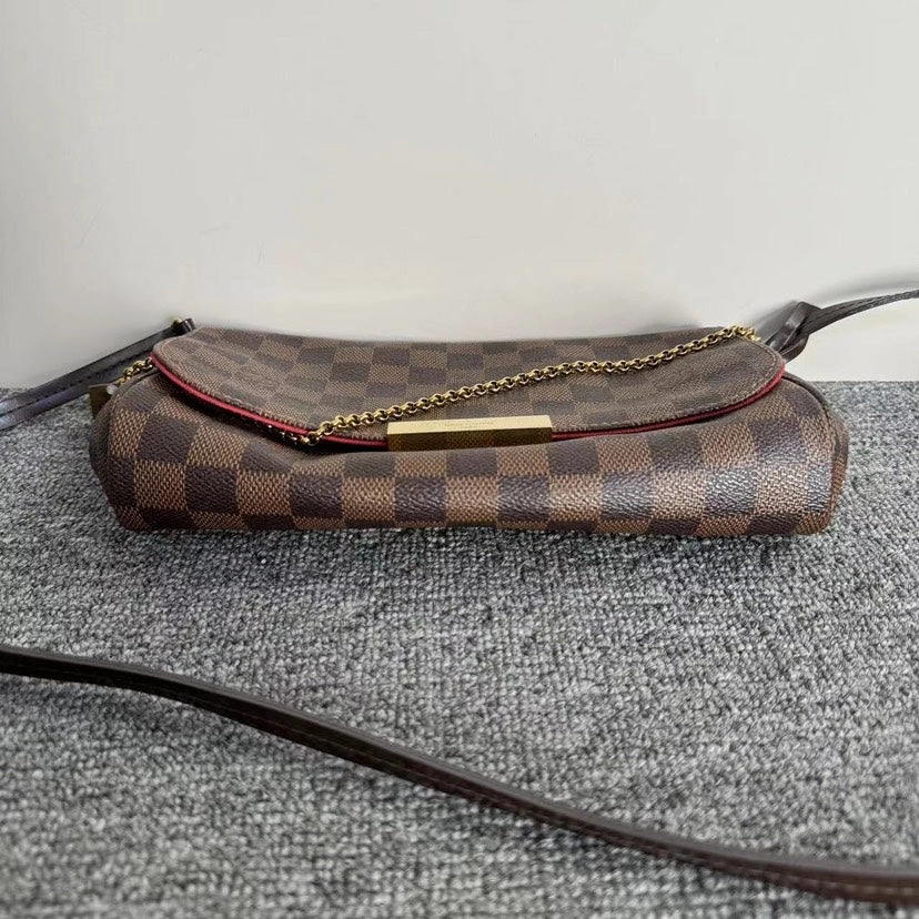 Louis Vuitton Brown Damier Ebene Canvas Crossbody Bag Medium