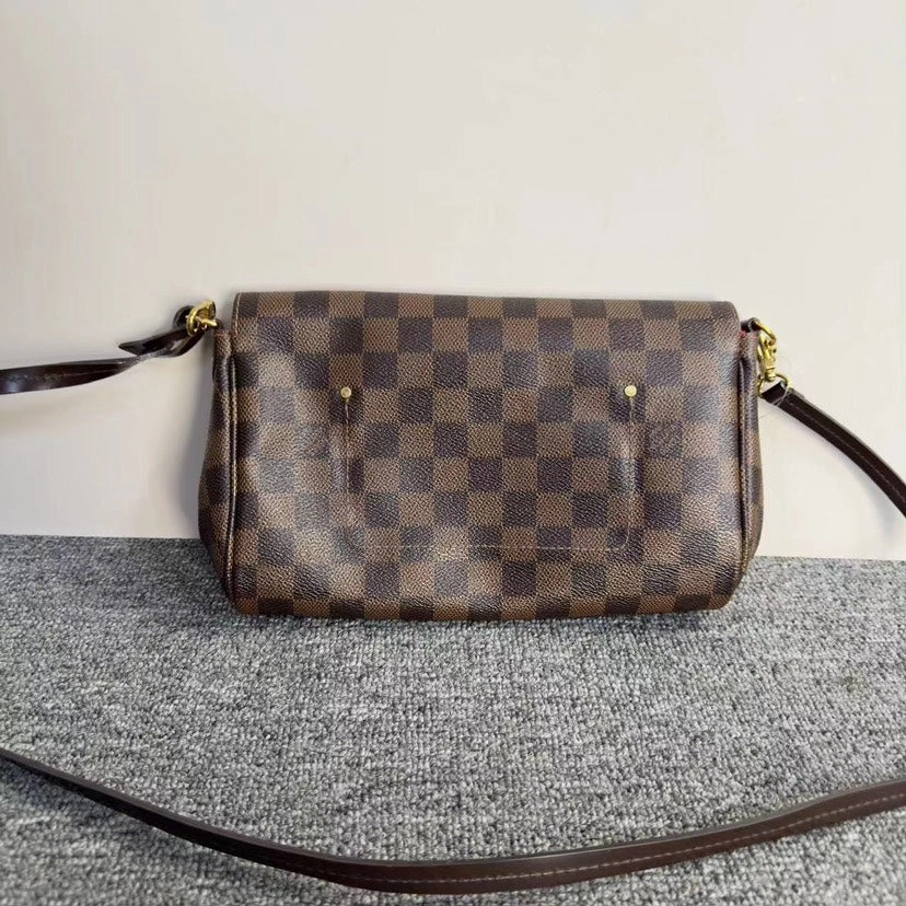 Louis Vuitton Brown Damier Ebene Canvas Crossbody Bag Medium