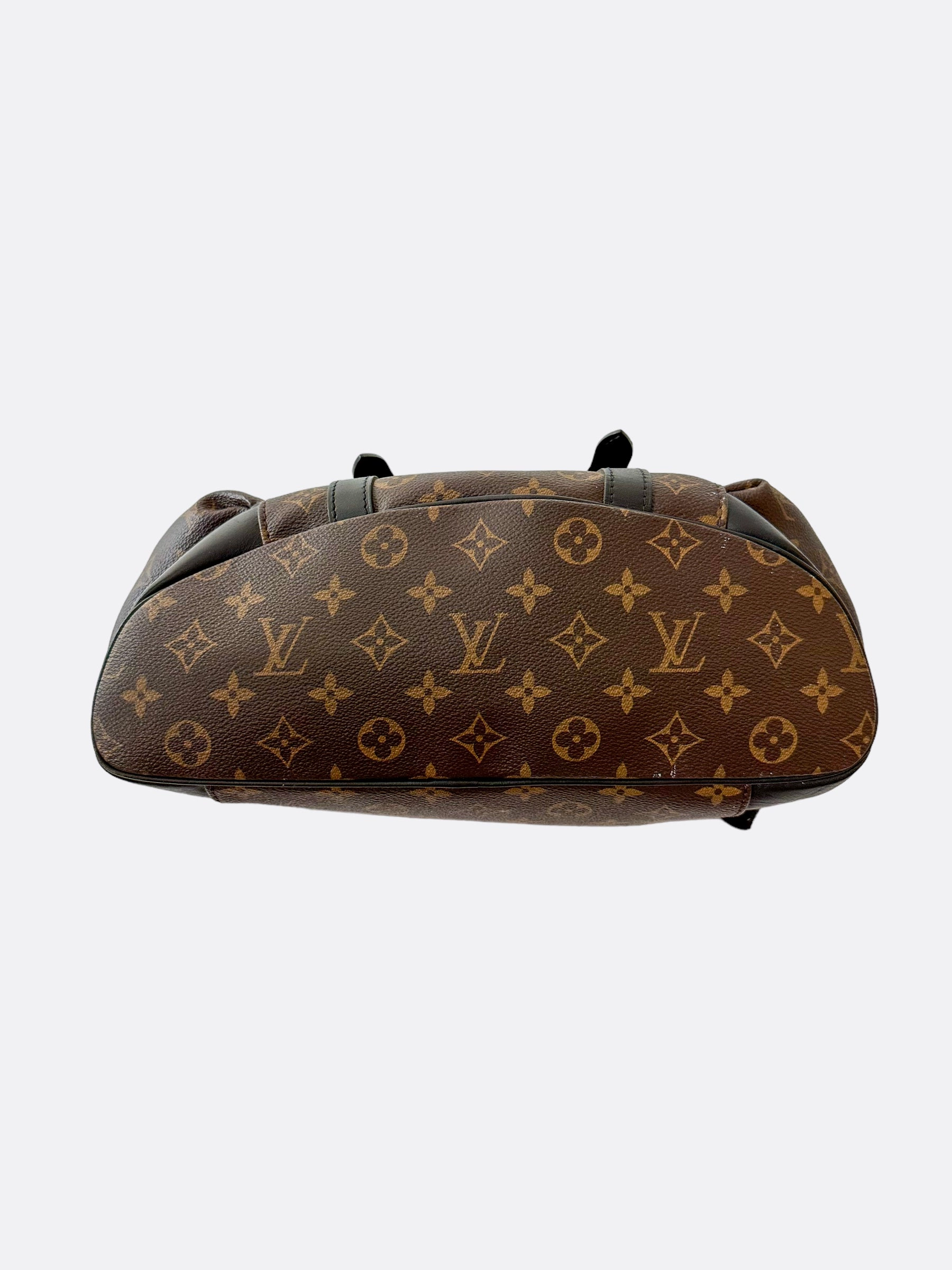 Louis Vuitton Brown Macassar Monogram Christopher Backpack