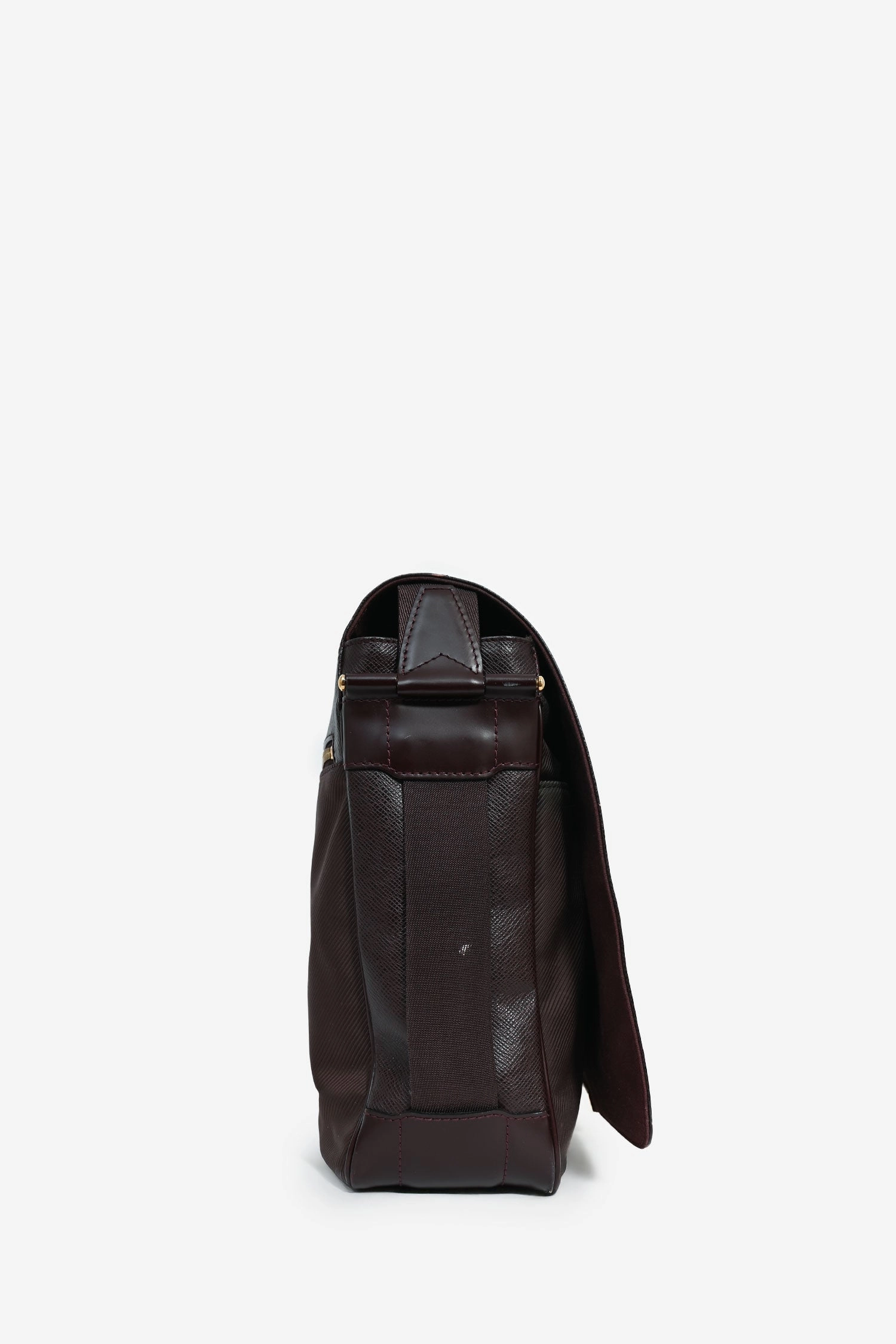 Louis Vuitton Brown Taiga Leather 'Abbesses' Messanger Bag (As Is)
