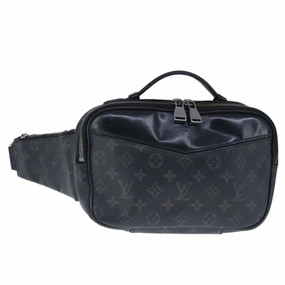 Louis Vuitton Bum Bag Black Canvas Shoulder Bag