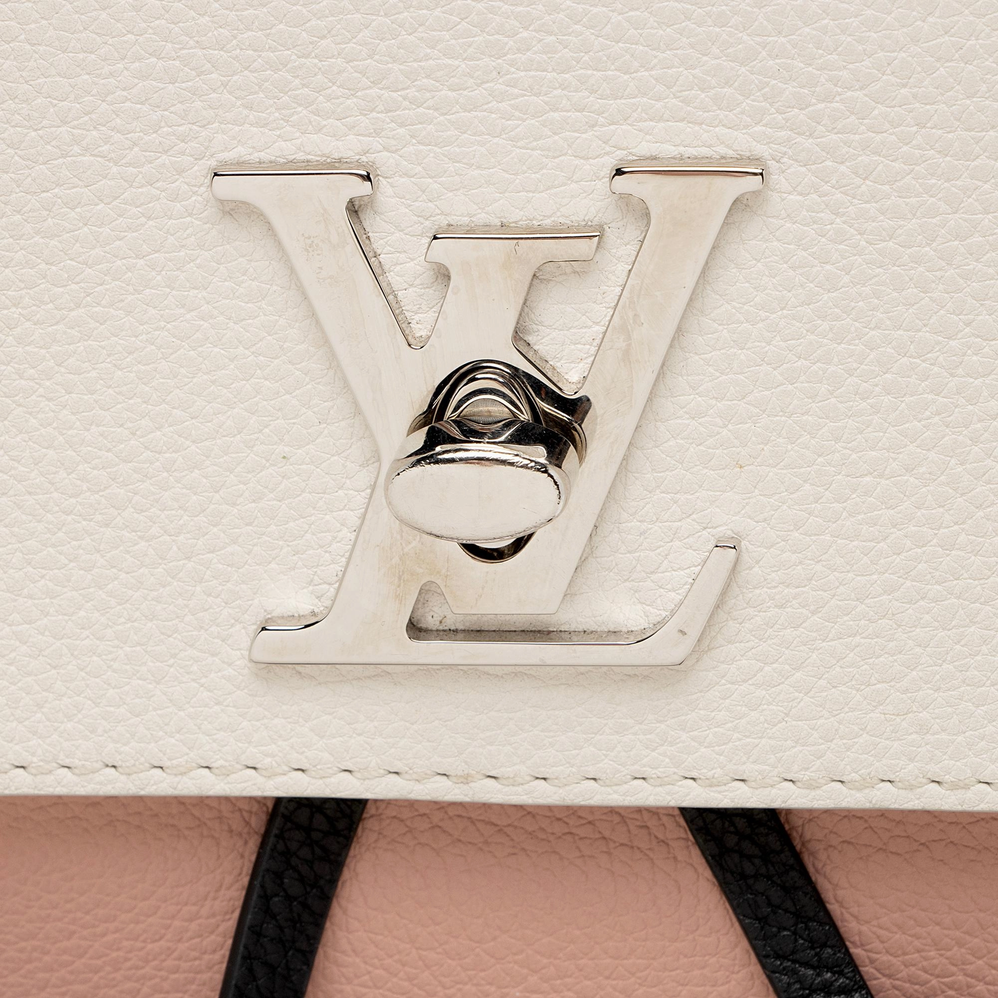 Louis Vuitton Calfskin Lockme Mini Backpack (SHF-DAQw7D)