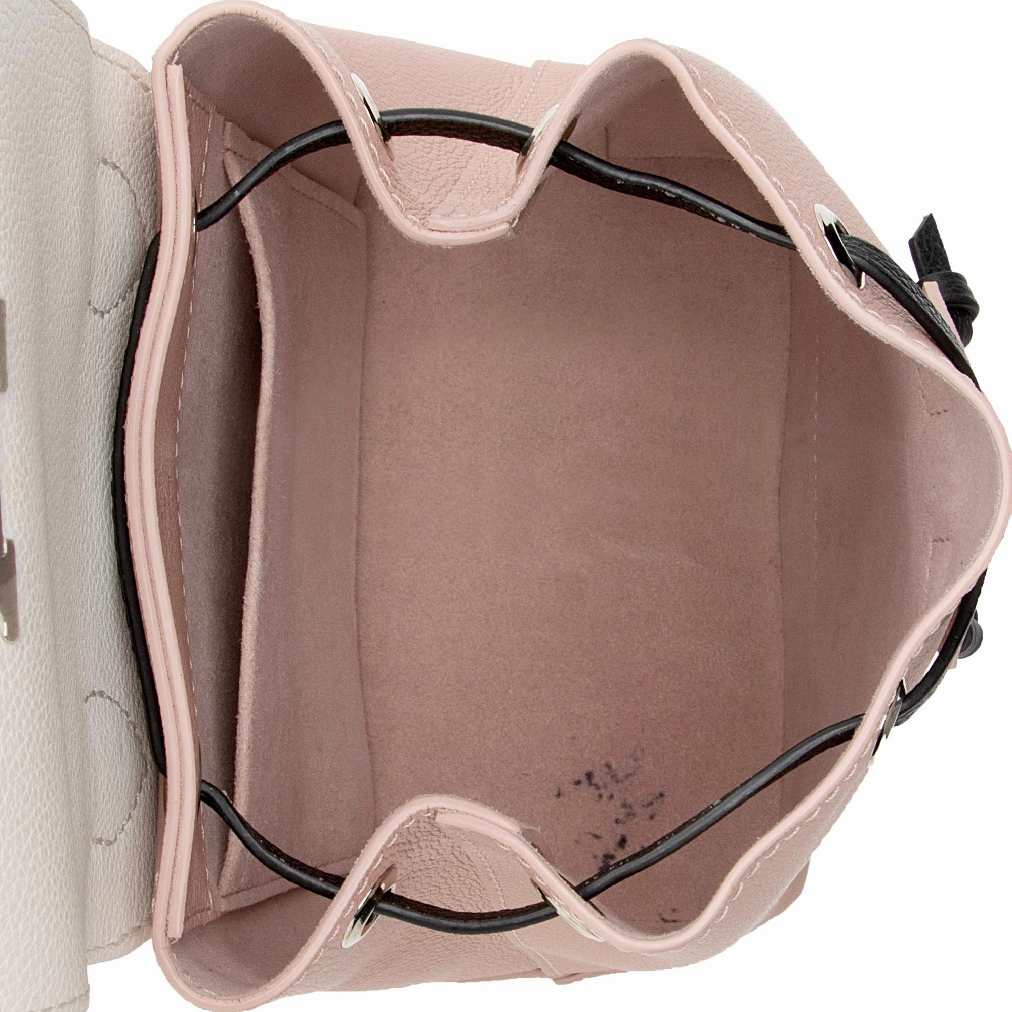 Louis Vuitton Calfskin Lockme Mini Backpack (SHF-DAQw7D)