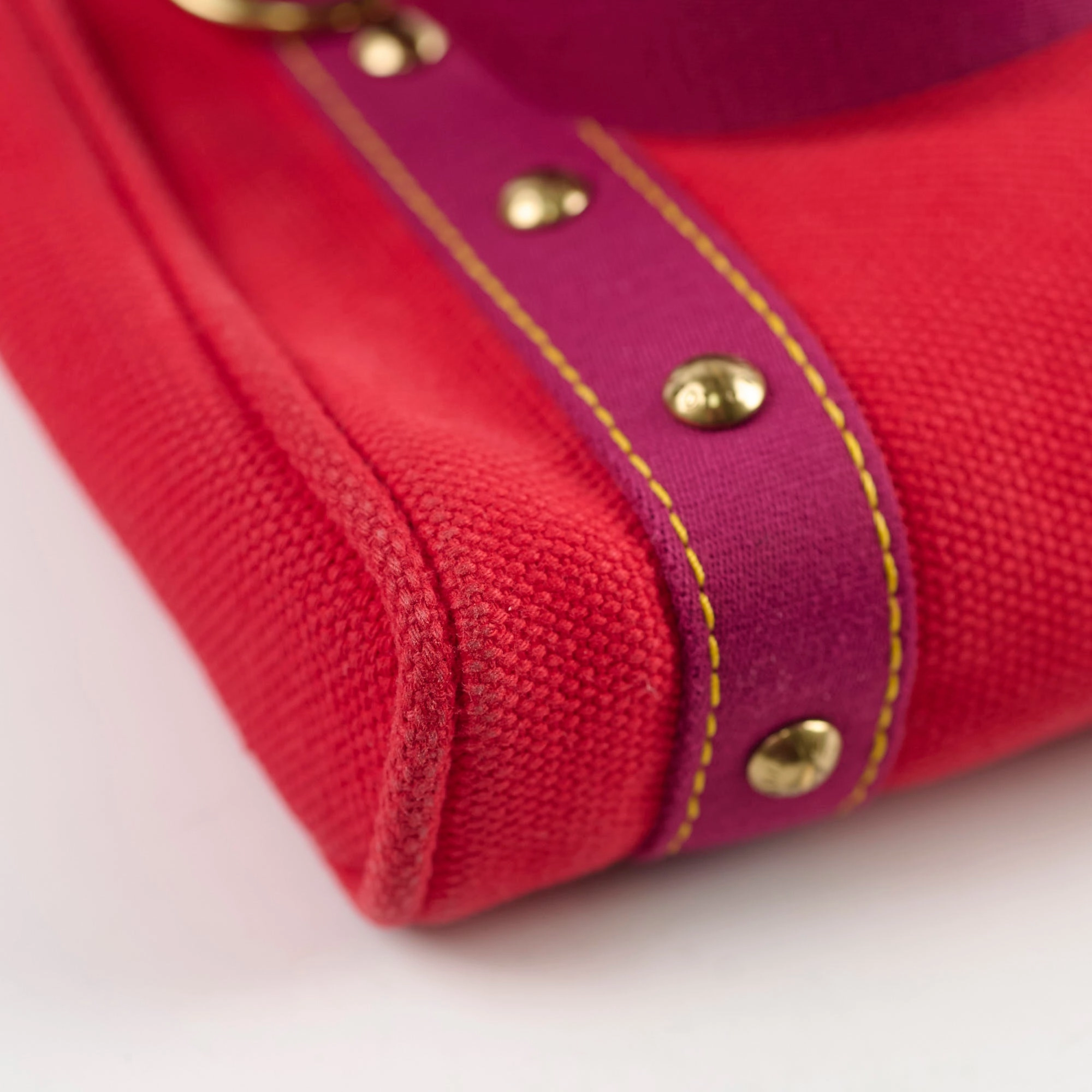 Louis Vuitton Canvas Tote Red