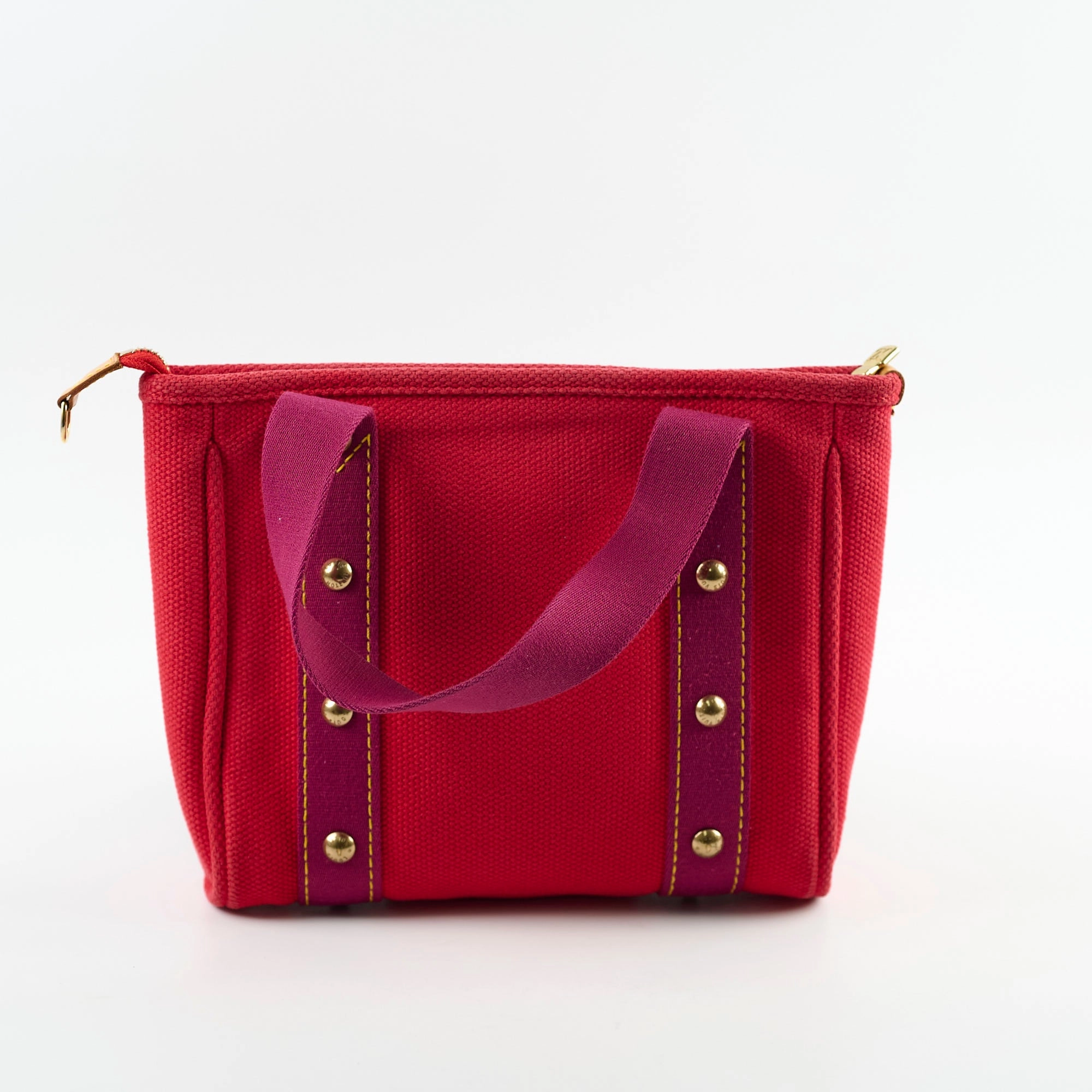 Louis Vuitton Canvas Tote Red