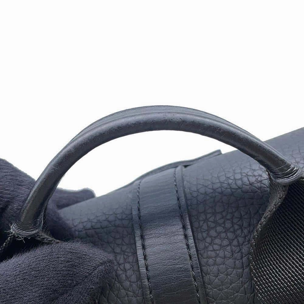 LOUIS VUITTON Christopher Slim Backpack Noir M58644 Taurillon Leather