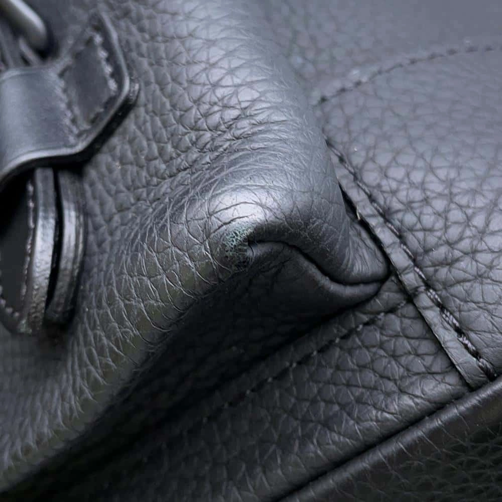 LOUIS VUITTON Christopher Slim Backpack Noir M58644 Taurillon Leather
