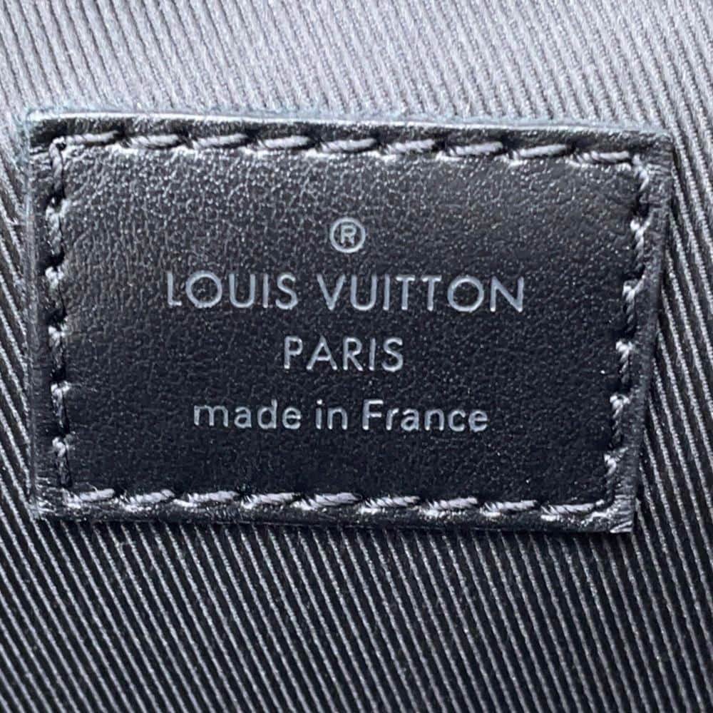 LOUIS VUITTON Christopher Slim Backpack Noir M58644 Taurillon Leather