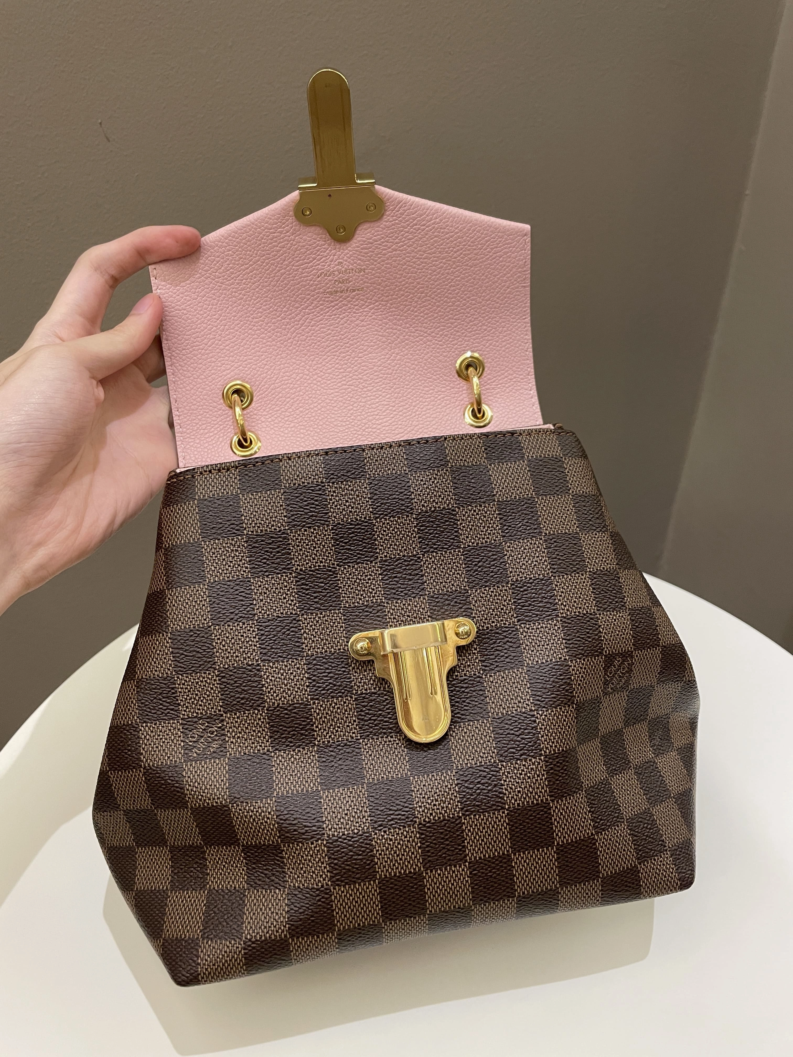 Louis Vuitton Clapton Backpack Magnolia Damier Ebene