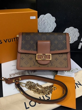 Louis Vuitton Color Block Medium Daphne Crossbody Bag Brushed Metal