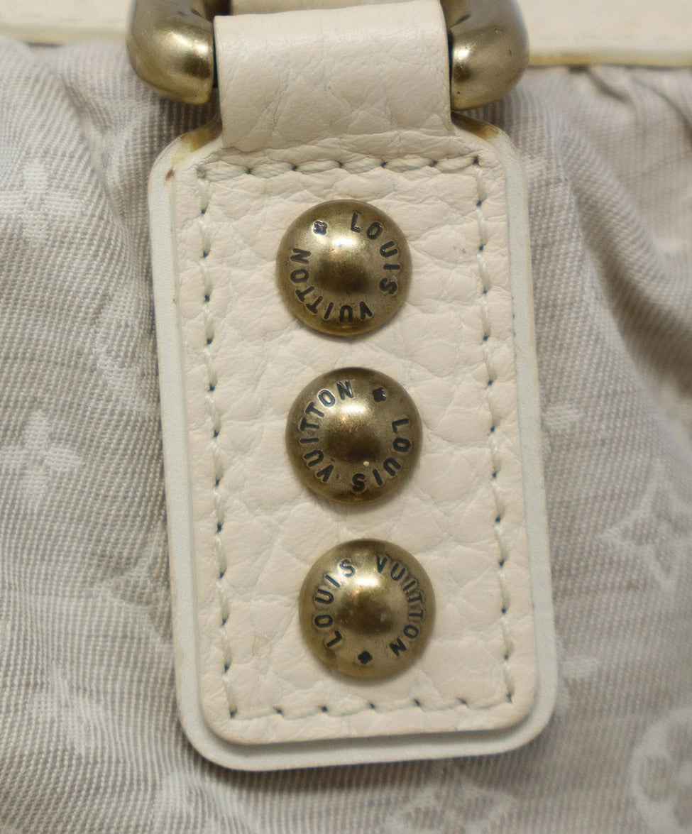 Louis Vuitton Cream Canvas Monogram Bag