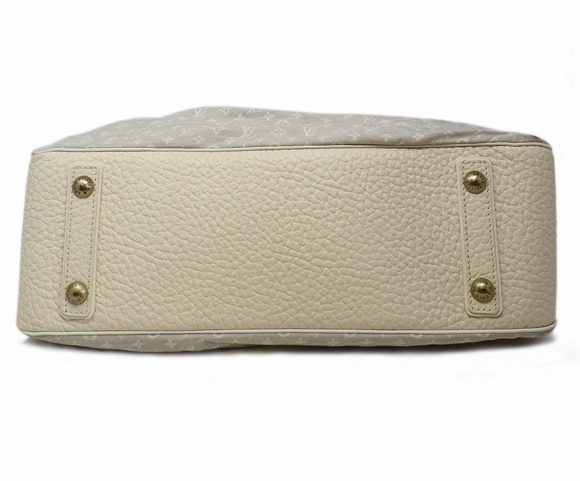 Louis Vuitton Cream Canvas Monogram Bag