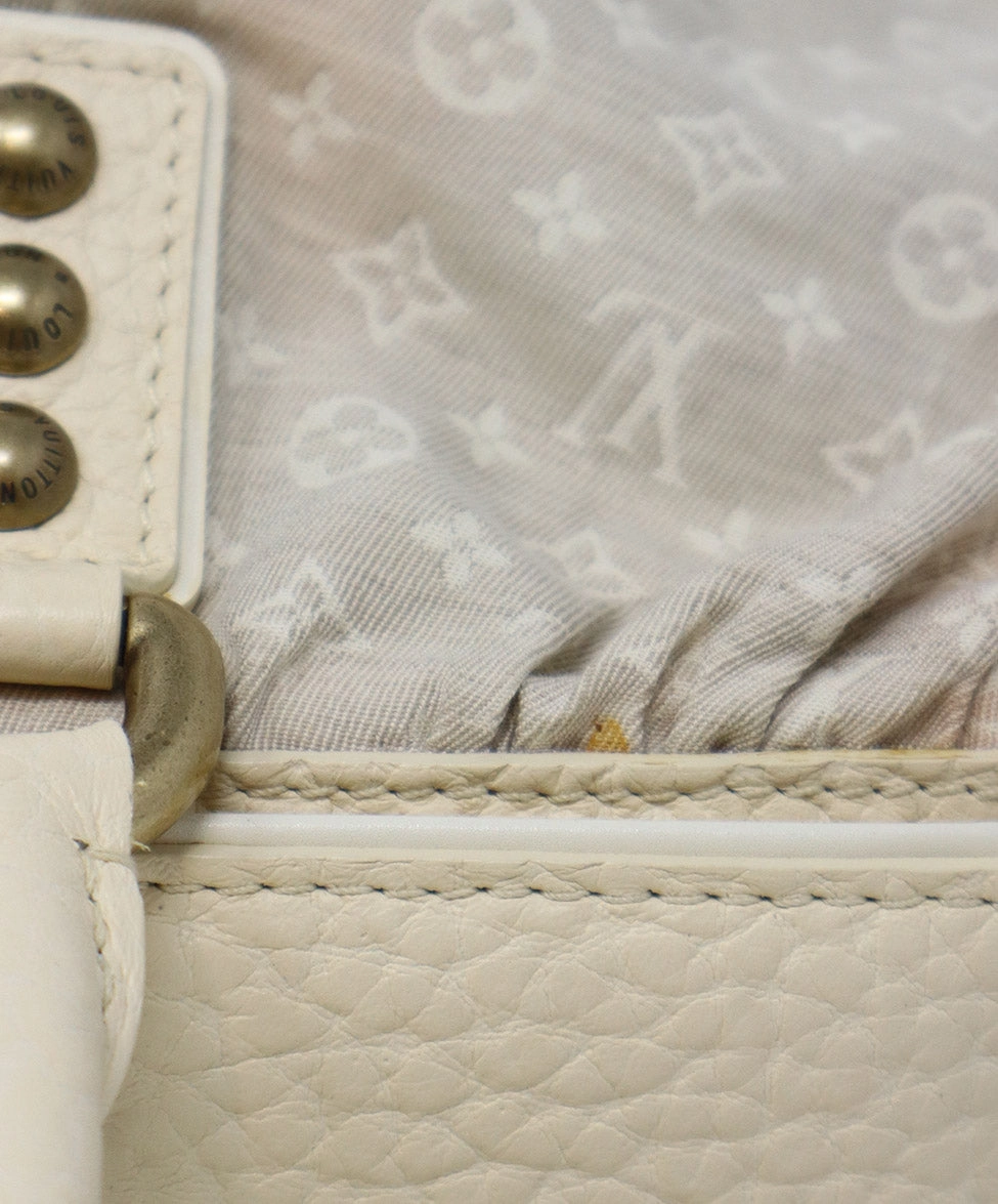 Louis Vuitton Cream Canvas Monogram Bag